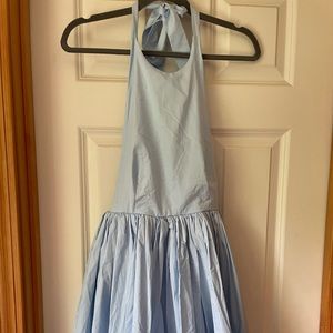 Babydoll Halter Dress Baby Blue Small